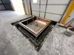 Pit for Dock Leveler